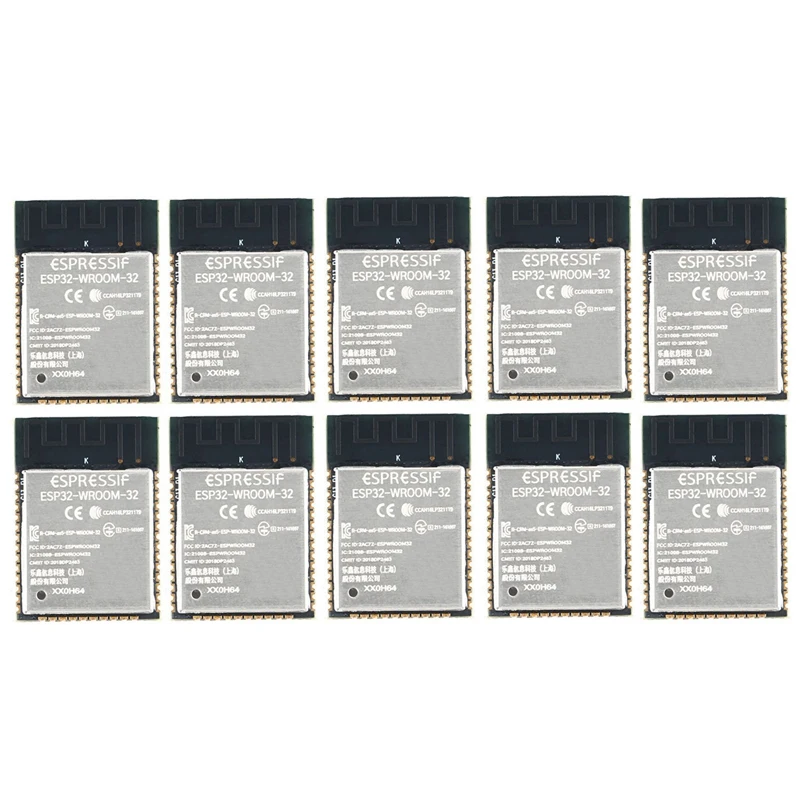 10 шт. ESP32 ESP32-S беспроводной модуль от ESP-WROOM-3,32 Мб из PSRAM IPEX / ESP-32S,4 Мб FLASH Wifi Bluetooth Dual-Core
10 шт. ESP32 ESP32-S беспроводной модуль от ESP-WROOM-3,32 Мб из PSRAM IPEX / ESP-32S,4 Мб FLASH Wifi Bluetooth Dual-Core