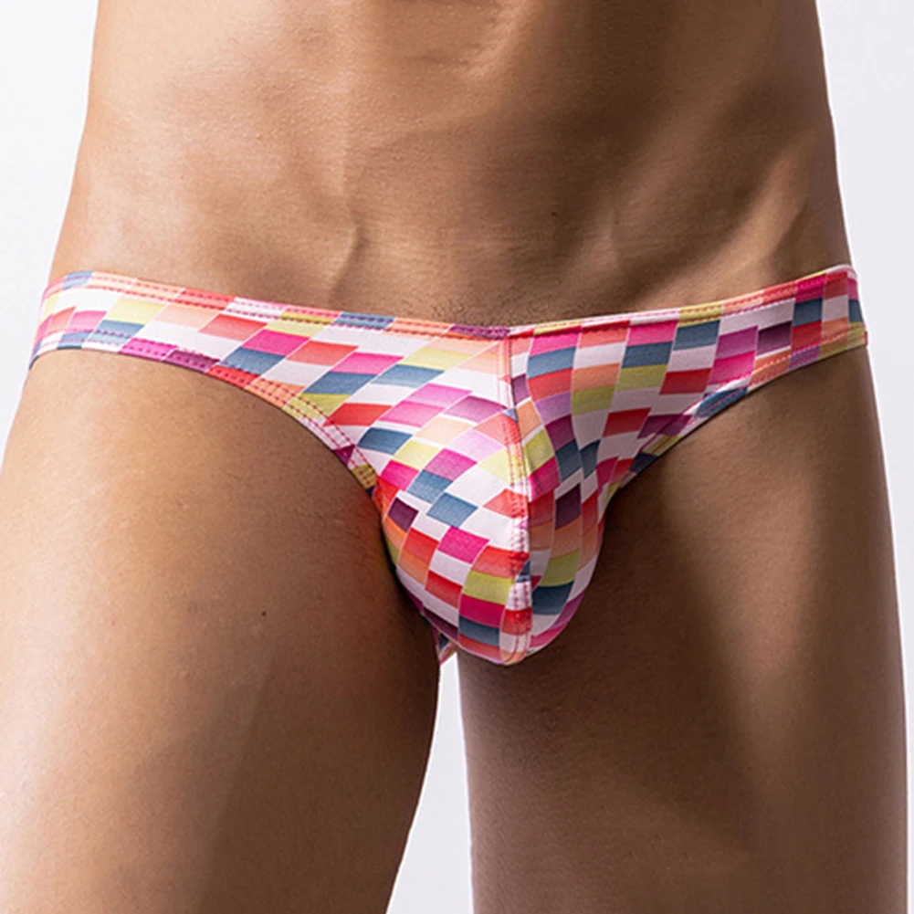 Underwear Men Sexy Breath Panties Rainbow Printed Low Waist Briefs Underwear U Convex Pouch Lingerie Underpants Bikini Slip
Underwear Men Sexy Breath Panties Rainbow Printed Low Waist Briefs Underwear U Convex Pouch Lingerie Underpants Bikini Slip