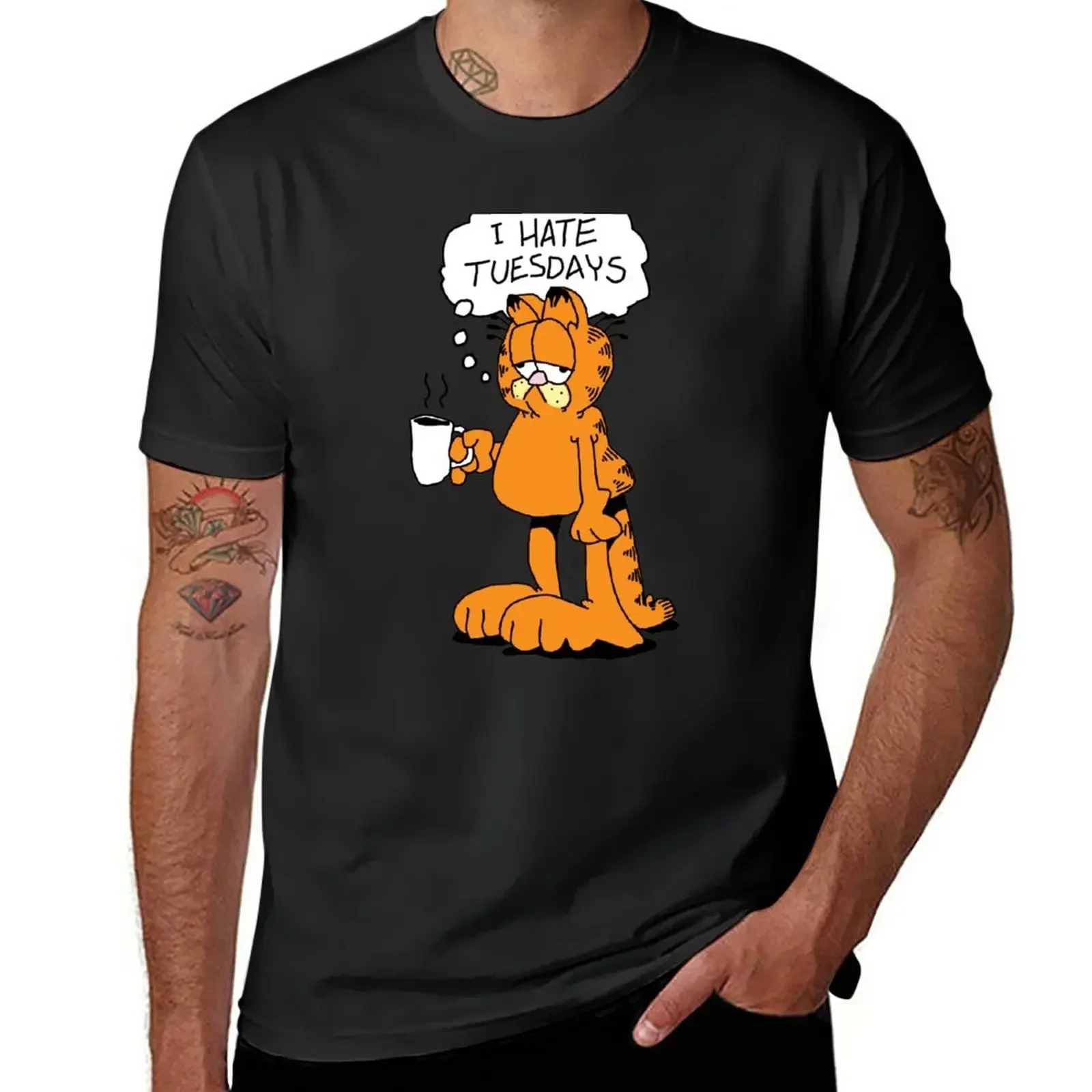 New GRAFIELD I HATE TUESDAYS T-Shirt cute tops plus size Aesthetic clothing blank t shirts men workout Short Sleeve Round Collar 
New GRAFIELD I HATE TUESDAYS T-Shirt cute tops plus size Aesthetic clothing blank t shirts men workout Short Sleeve Round Collar