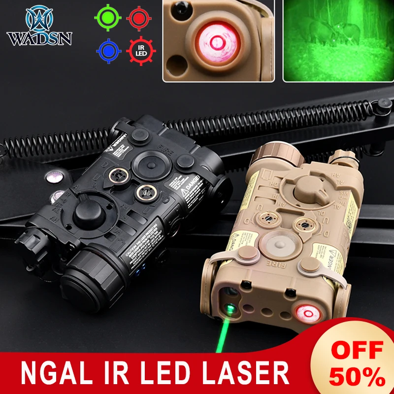 WADSN Tactical NGAL Laser Red Green IR Aim IR Led Illumination L3 NGAL Airsoft Hunting Weapon Sight Strobe Momentary on
WADSN Tactical NGAL Laser Red Green IR Aim IR Led Illumination L3 NGAL Airsoft Hunting Weapon Sight Strobe Momentary on