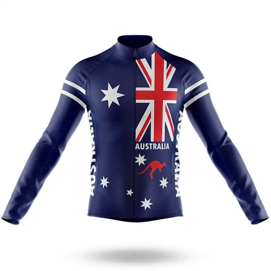 SPRING SUMMER Australia NATIONAL TEAM ONLY LONG SLEEVE ROPA CICLISMO CYCLING JERSEY CYCLING WEAR SIZE XS-4XL 
SPRING SUMMER Australia NATIONAL TEAM ONLY LONG SLEEVE ROPA CICLISMO CYCLING JERSEY CYCLING WEAR SIZE XS-4XL