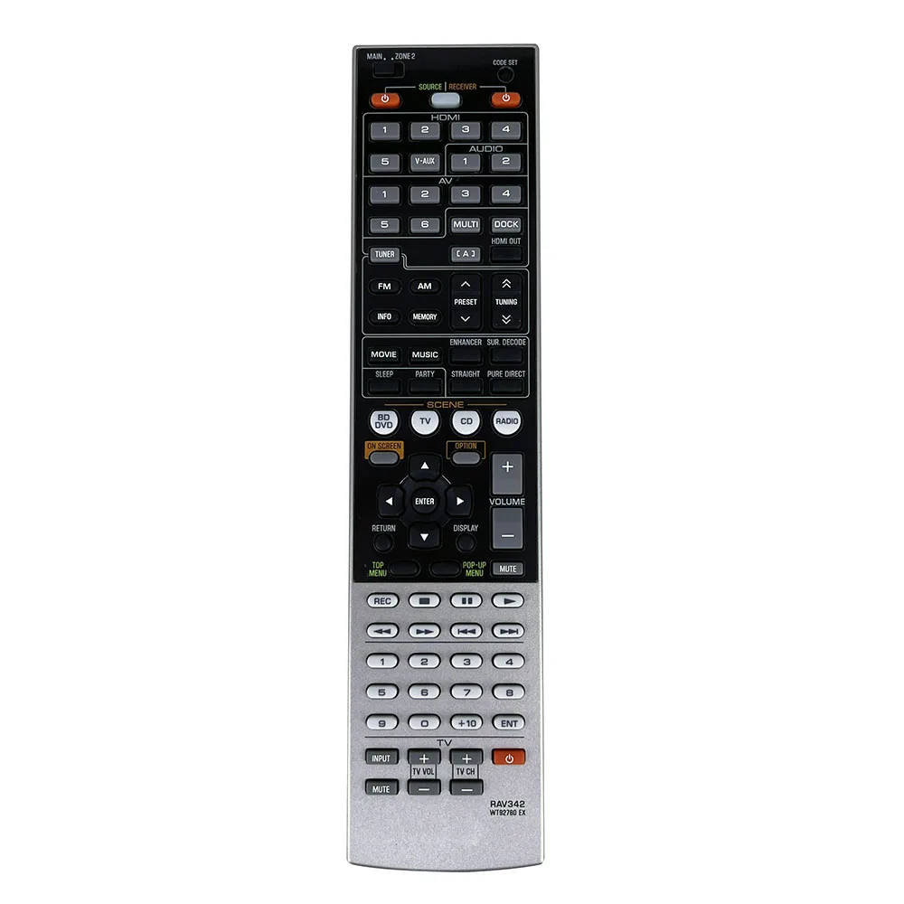 

New Genuine RAV342 WT92780 EX FIT For Yamaha TV AV Receiver Remote Control RX-V767ML