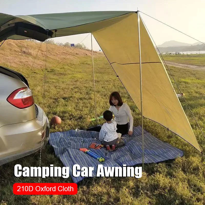 

Автомобильная боковая палатка навес для кемпинга тенты зонты для отдыха на открытом воздухе солнцезащитный экран PU2000 анти-УФ автомобильные солнцезащитные очки 3x1,5 м 3x2 м 4, 4x2 м