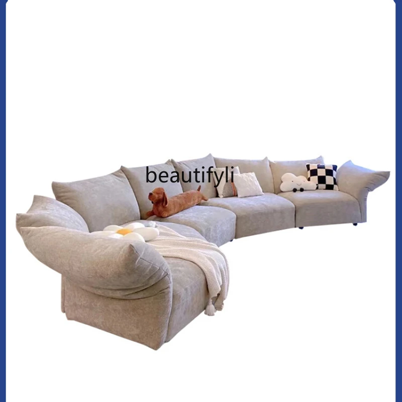 CXH Petal Fabric Sofa down Italian Minimalist Living Room Villa Large Flat Special-Shaped Corner
CXH Petal Fabric Sofa down Italian Minimalist Living Room Villa Large Flat Special-Shaped Corner