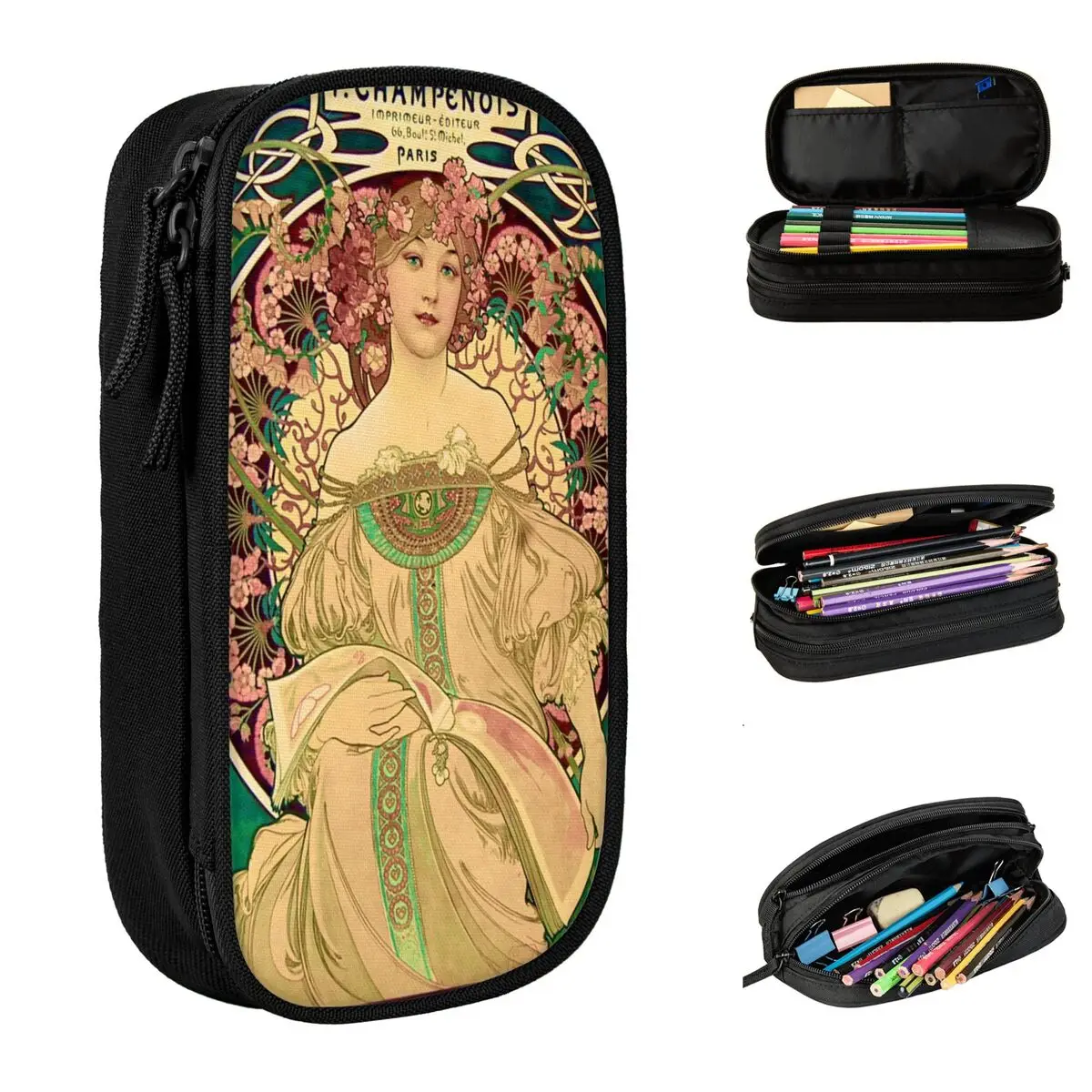 Вместительный пенал для карандашей Daydream Alfonse Fly 1897, аксессуары, двухслойная сумка для карандашей, женская сумка для макияжа
Вместительный пенал для карандашей Daydream Alfonse Fly 1897, аксессуары, двухслойная сумка для карандашей, женская сумка для макияжа