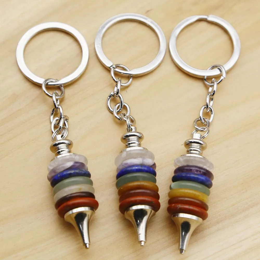 Natural Stone Crystal Colorful Circular Partition Piece Detachable Keys Ring Exquisite Fashion Charms Car Accessory Pendant 2PCS
Natural Stone Crystal Colorful Circular Partition Piece Detachable Keys Ring Exquisite Fashion Charms Car Accessory Pendant 2PCS