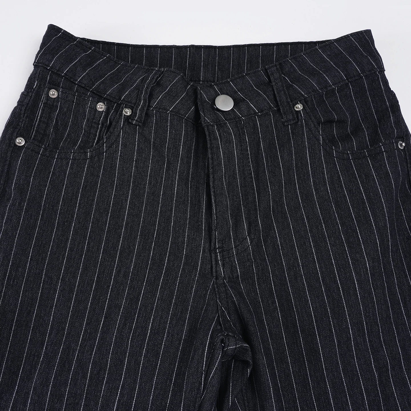 2000s Clothes Y2k Low Rise Boot Cut Jeans Woman Casual Black Striped Denim Trousers Streetwear Flare Pants P77-DD25 251 S135e664933494b5d9c68ff6b79c2f125v