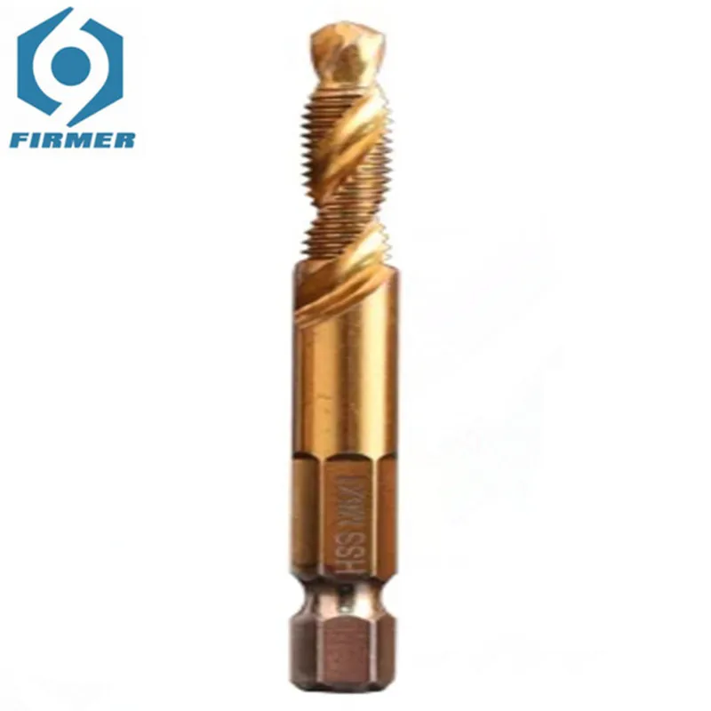 Титановые спиральные краны с шестигранным хвостовиком 1/4 дюйма, 10 шт. 
Титановые спиральные краны с шестигранным хвостовиком 1/4 дюйма, 10 шт.