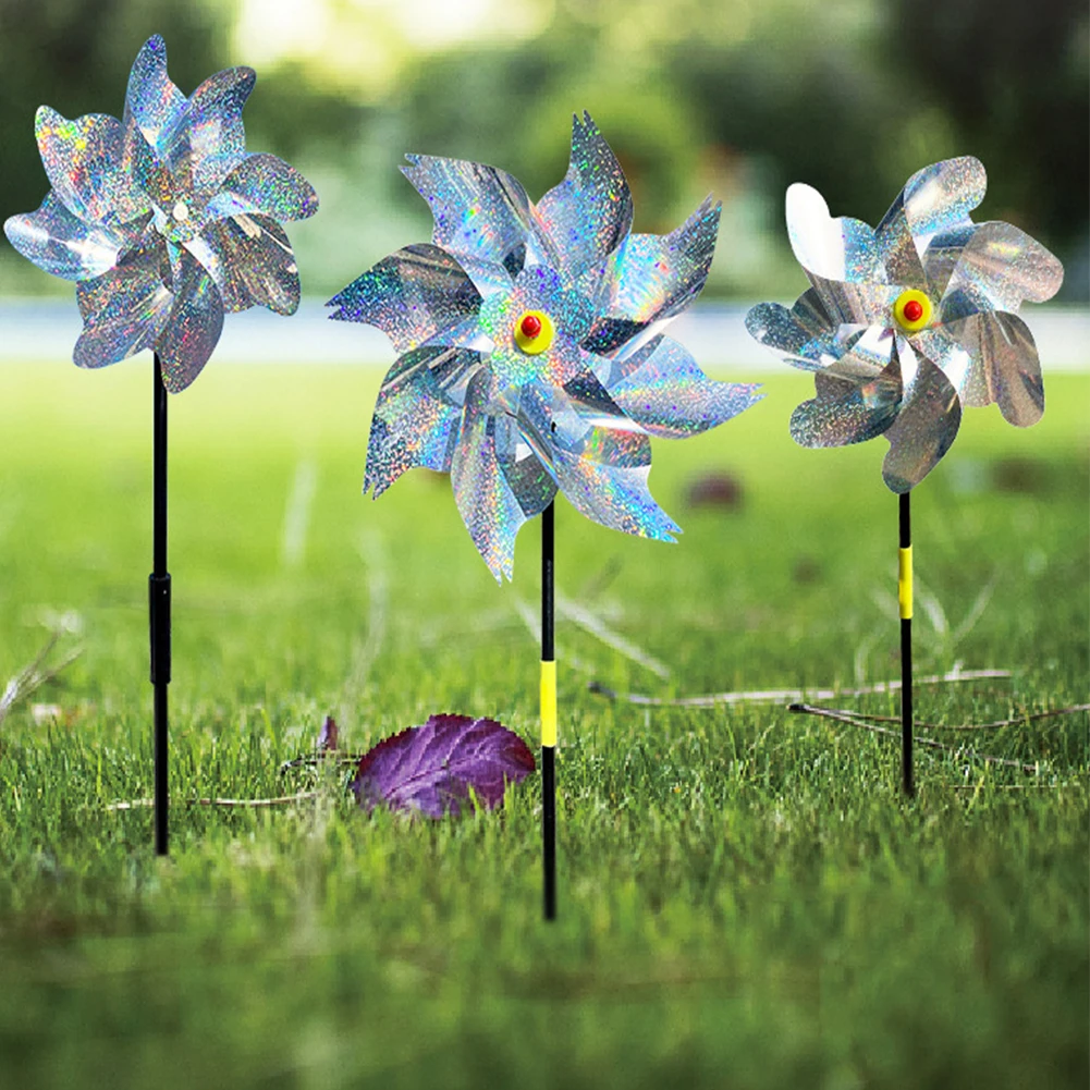 Bird Blinder Reflective Pinwheel Windmill Spinner Bird Deterrent Silver Pinwheels For Outdoor Garden Yard Patio Lawn Decorative
Bird Blinder Reflective Pinwheel Windmill Spinner Bird Deterrent Silver Pinwheels For Outdoor Garden Yard Patio Lawn Decorative