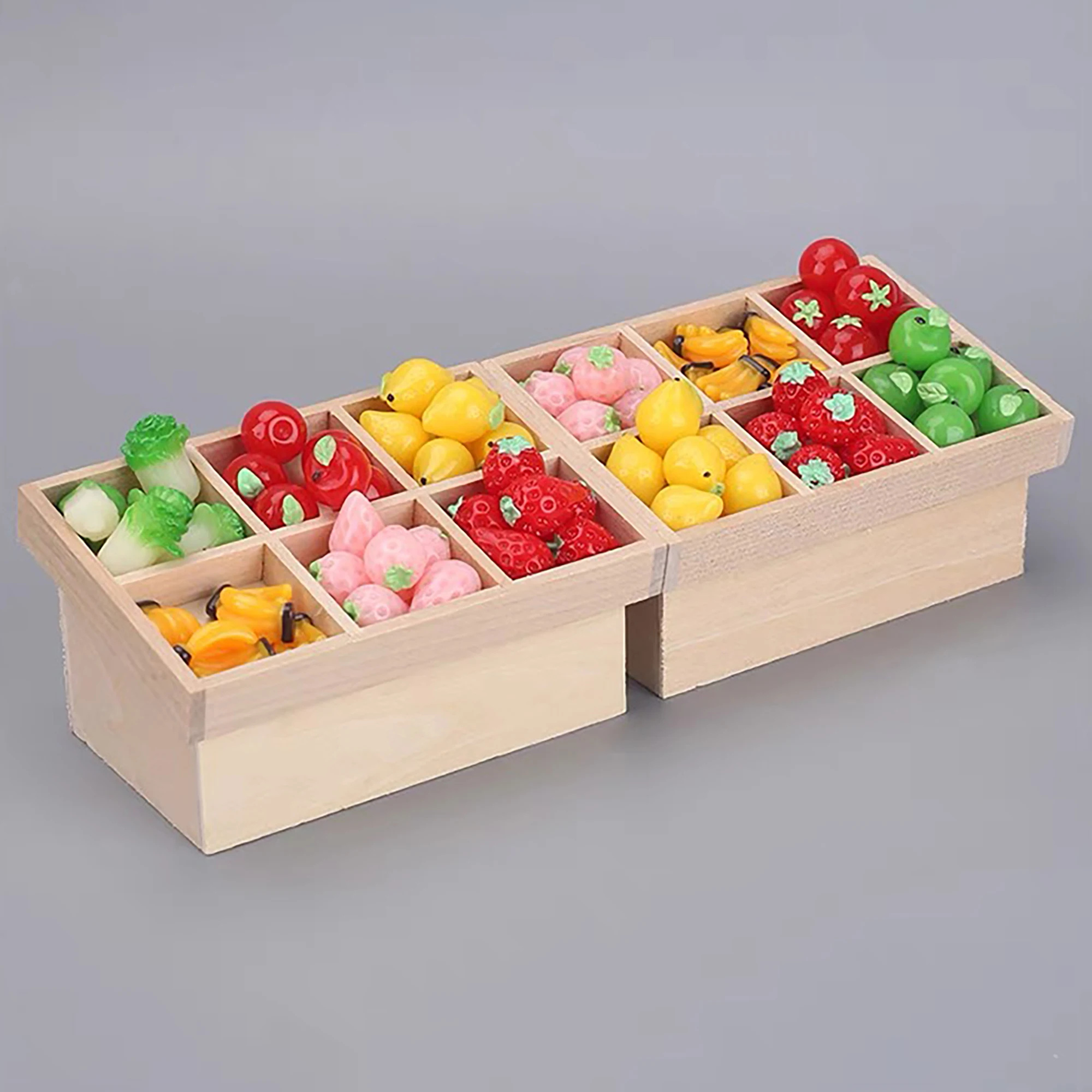 Miniature Vegetable Stall Store Fruit Rack Cabinet Mini Supermarket Food Display Small Food Items Model Doll House Toys
Miniature Vegetable Stall Store Fruit Rack Cabinet Mini Supermarket Food Display Small Food Items Model Doll House Toys