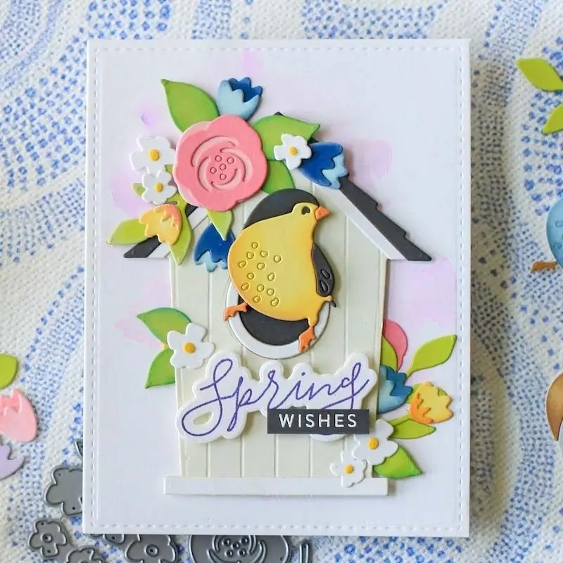 Bird House Flower Metal Cut Dies Stencils for Scrapbooking Stamp/Photo Album Decorative Embossing DIY Paper Cards
Bird House Flower Metal Cut Dies Stencils for Scrapbooking Stamp/Photo Album Decorative Embossing DIY Paper Cards
