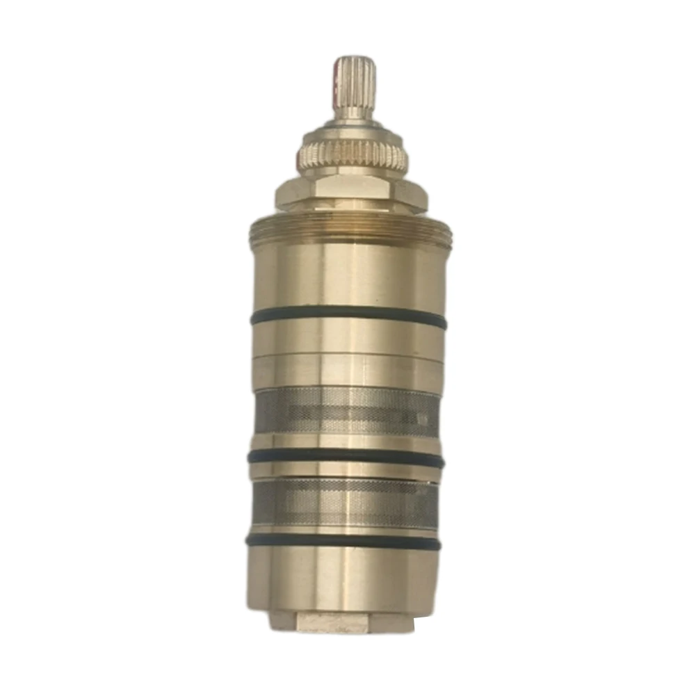 Replacement Thermostatic Cartridge Shower Mixer Valve Bar Repair Kit Compatibility with Various Showers Brass Construction
Replacement Thermostatic Cartridge Shower Mixer Valve Bar Repair Kit Compatibility with Various Showers Brass Construction