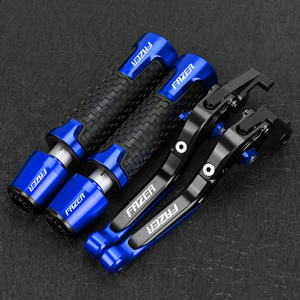 

For YAMAHA FZ-1 FZ1 FAZER 2006 2007 2008 2009 2010 2011 2012 2013 2014 2015 CNC Brake Clutch Levers 22MM Handlebar grips ends