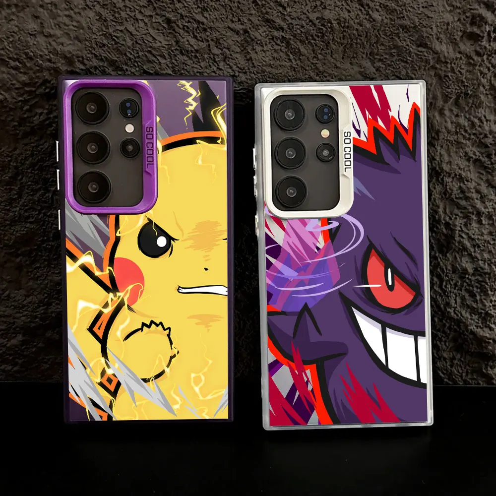 Cool Gengar Pikachus Pokemons S25 Case For Samsung S25 S24 Ultra 5G Carcasa For Galaxy S23 S22 S21 FE S20 Ultra Plus Phone Cover Cool Gengar Pikachus Pokemons S25 Case For Samsung S25 S24 Ultra 5G Carcasa For Galaxy S23 S22 S21 FE S20 Ultra Plus Phone Cover