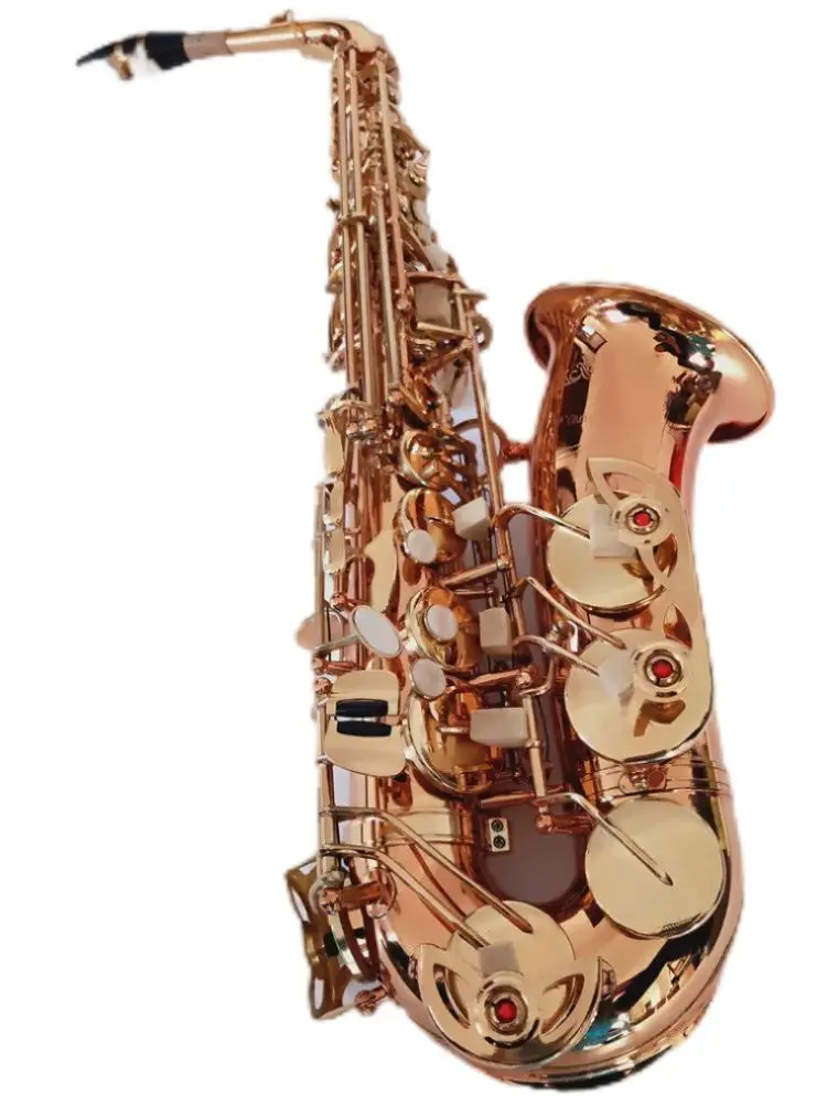 

Топ-бренд, новый альт-саксофон, A-992 WO20, золотой лак, Sax, профессиональные накладки для мундштука амбушюры, Сгибаемая Шея