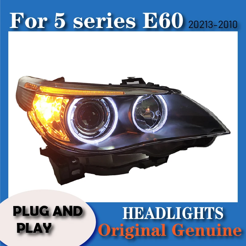 Car Light for BMW 5 Series E60 E61 Headlights Assembly 530 535 523 520 525 528 Car Front Headlamp 2003-2010 Angel Eye DRL
Car Light for BMW 5 Series E60 E61 Headlights Assembly 530 535 523 520 525 528 Car Front Headlamp 2003-2010 Angel Eye DRL