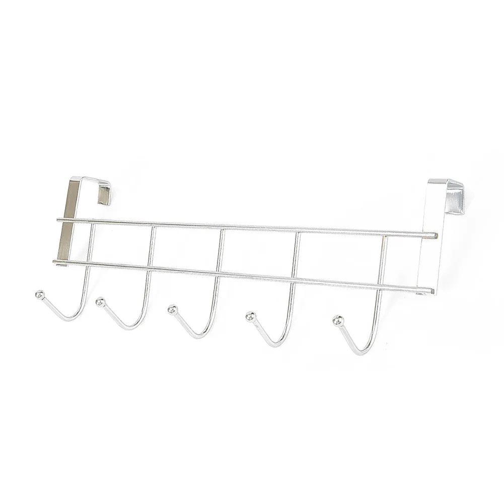 1pc Stainless Steel Hook Rack Household Supplies Storage Tools Organizers For Door Frame Within 2.2CM Thick 24.5cmx9cmx2.5cm
1pc Stainless Steel Hook Rack Household Supplies Storage Tools Organizers For Door Frame Within 2.2CM Thick 24.5cmx9cmx2.5cm