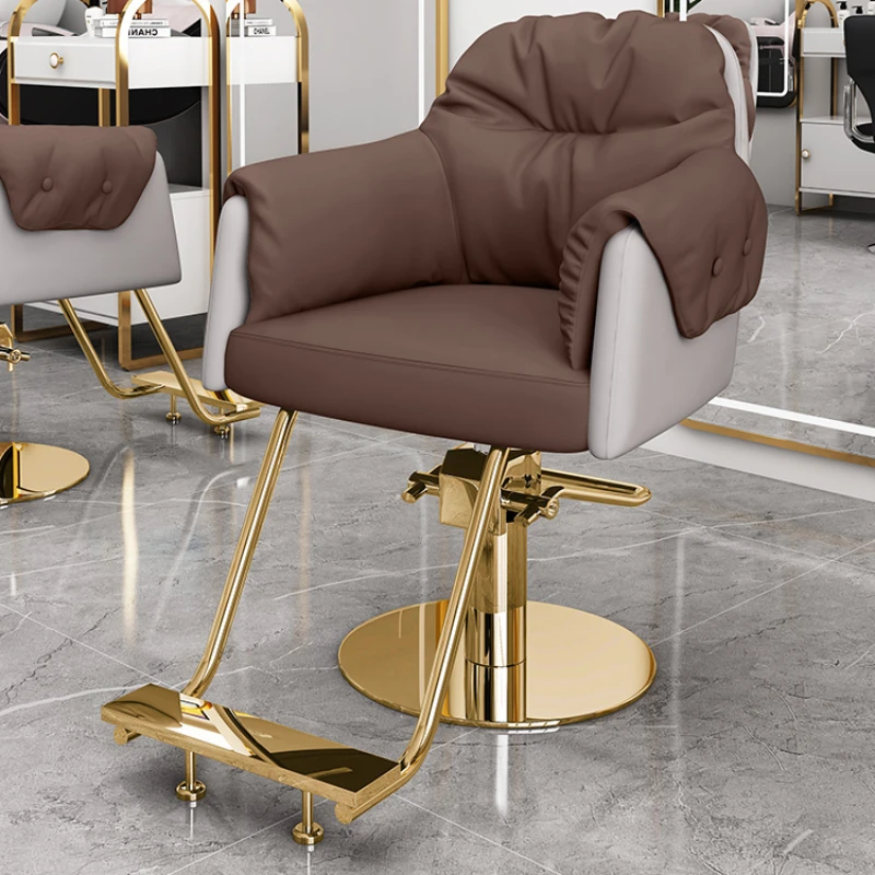 Hairdressing Luxury Professional Barber Chair Swivel Lift Perm Barber Chair Hair Dyeing Silla De Barbería Salon Furniture
Hairdressing Luxury Professional Barber Chair Swivel Lift Perm Barber Chair Hair Dyeing Silla De Barbería Salon Furniture