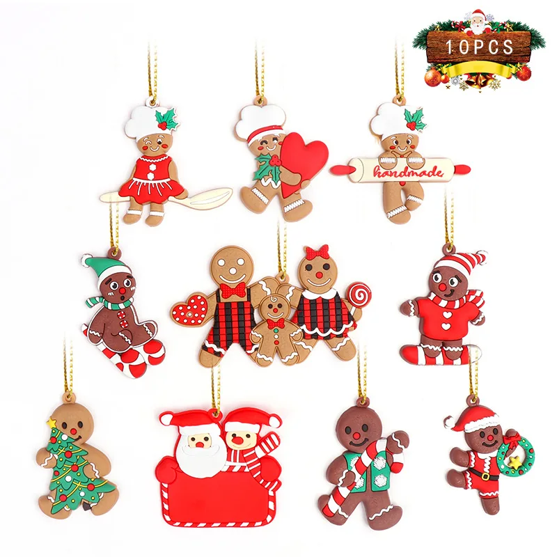 Gingerbread Man Ornaments for Christmas Tree Assorted Plastic Gingerbread Pendant for Christmas Tree Hanging Decorations 2023
Gingerbread Man Ornaments for Christmas Tree Assorted Plastic Gingerbread Pendant for Christmas Tree Hanging Decorations 2023