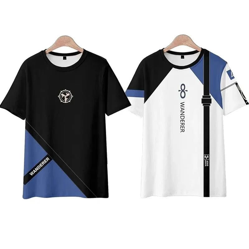 Short Sleeve Wanderer Cosplay T-shirt, Genshin Impact Ballade Costume, Casual Sportwear, Streetwear Tops, Scaramouche, 2024
Short Sleeve Wanderer Cosplay T-shirt, Genshin Impact Ballade Costume, Casual Sportwear, Streetwear Tops, Scaramouche, 2024
