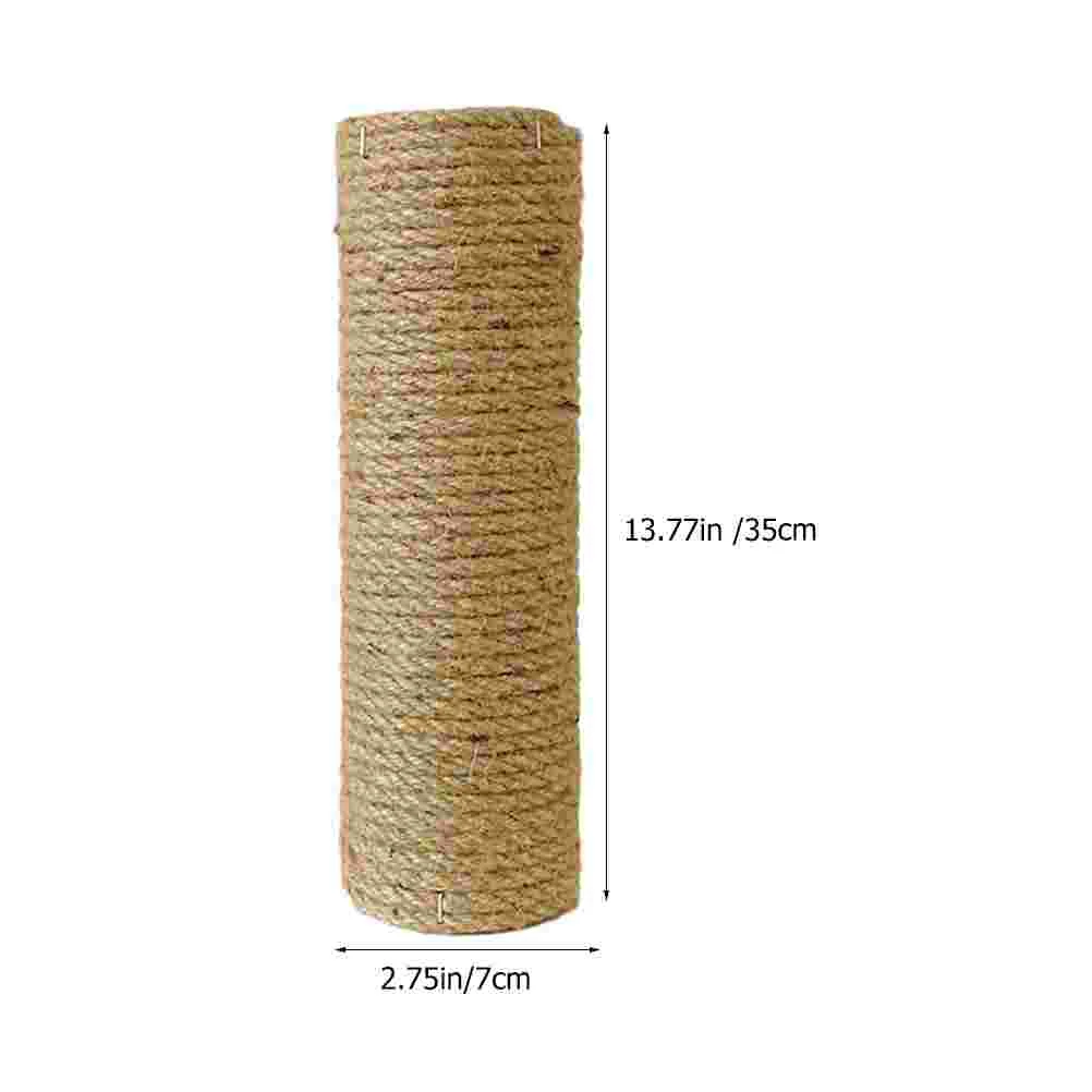 

Cat Scratching Post Hemp Rope Cat Claw Scratcher Pole for Kitten Indoor Cat Scratch Post