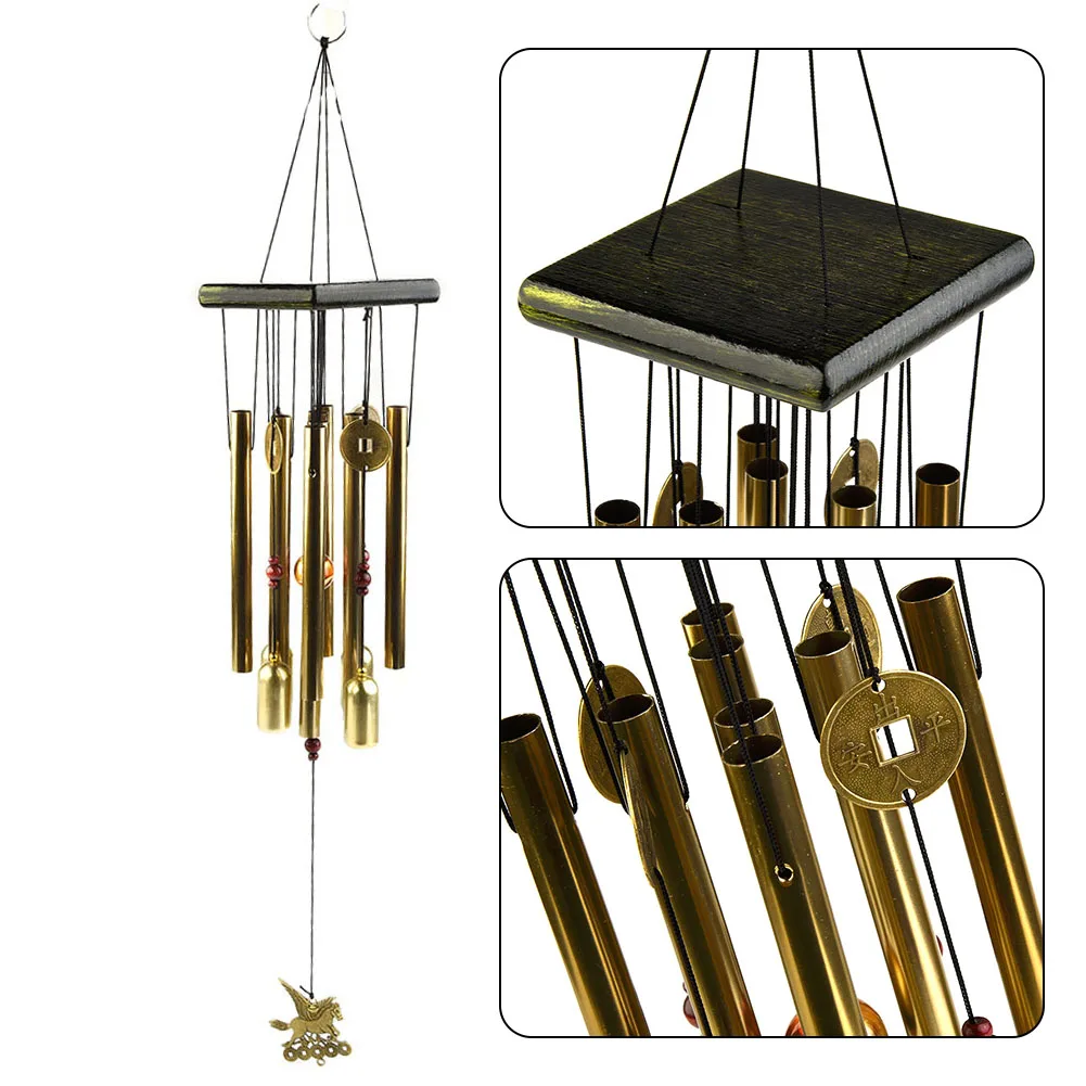1pcs Wind Chimes Gold Musical Windchime Pendant Aluminum Tube Metal Pipe Wind Chimes Bells Decoration For Home Garden
1pcs Wind Chimes Gold Musical Windchime Pendant Aluminum Tube Metal Pipe Wind Chimes Bells Decoration For Home Garden
