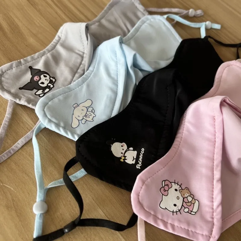 Kawaii Sanrio Anime Kuromi Breathable Dustproof Face Shield Pachacco Cute Cartoon Cinnamoroll Ultraviolet-proof Mask Girls
Kawaii Sanrio Anime Kuromi Breathable Dustproof Face Shield Pachacco Cute Cartoon Cinnamoroll Ultraviolet-proof Mask Girls