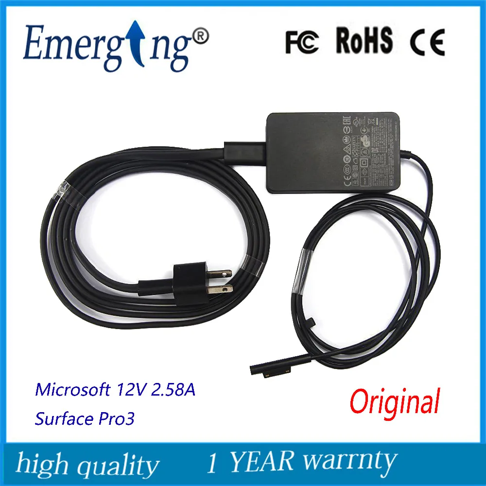 

New Original 12V 2.58A 36W AC Power Supply Laptop Adapter Charger Cable 1625 For Microsoft Surface Pro 3 Tablet Microsoft