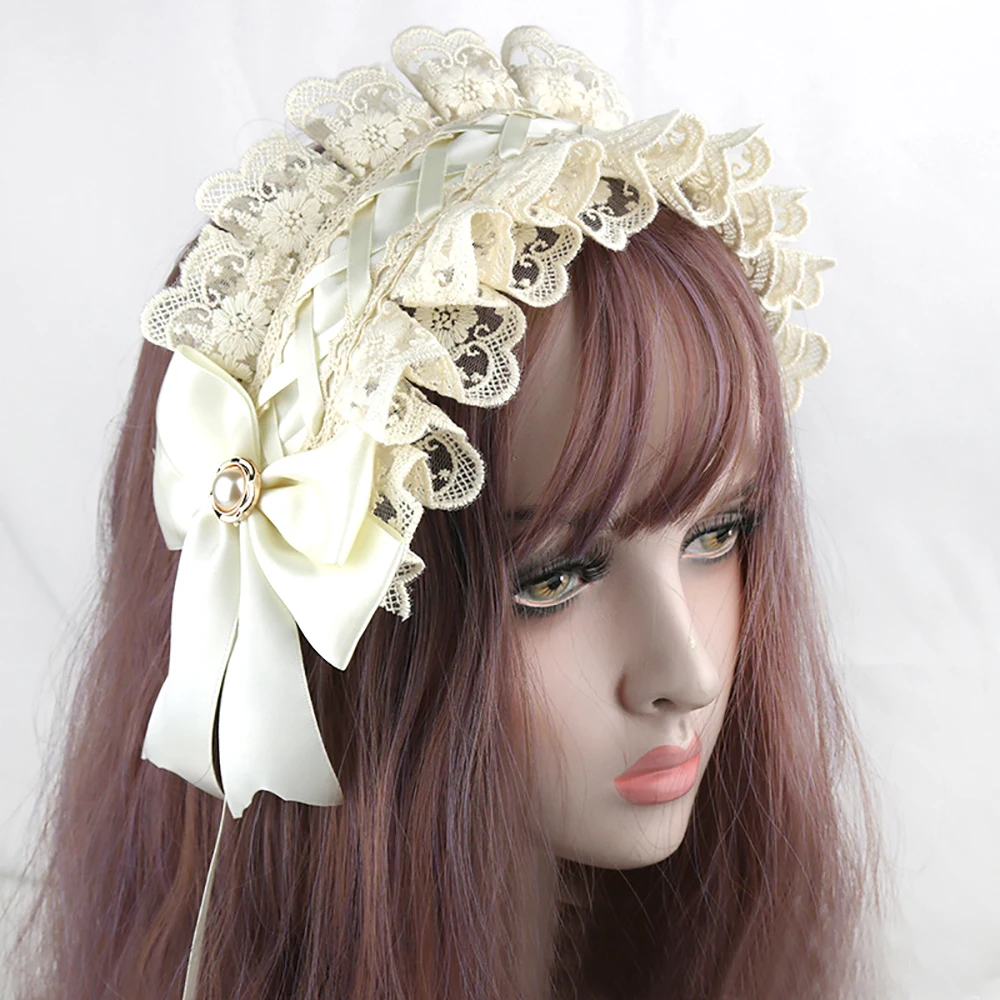 Lovely Sweet Hair Hoop Anime Maid Cosplay Headband Lolita Lace Flower Headwear Hair Accessory Hand made For Girls Gift 2023
Lovely Sweet Hair Hoop Anime Maid Cosplay Headband Lolita Lace Flower Headwear Hair Accessory Hand made For Girls Gift 2023