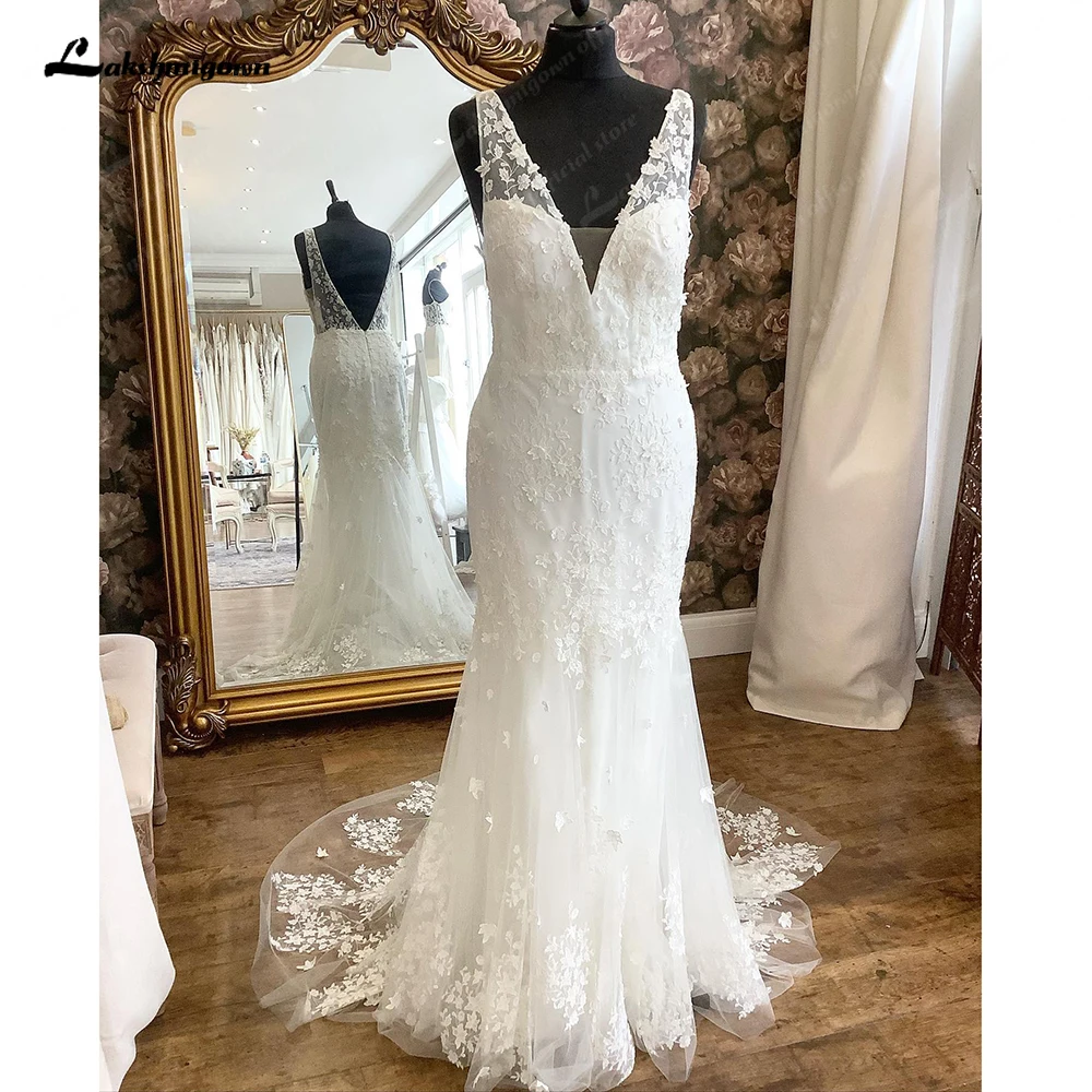 Lakshmigown Bridal Dress Lace Mermaid Wedding Gowns Backless 2024 Noiva Vestido Sexy Women Boho Beach Wedding Dresses
Lakshmigown Bridal Dress Lace Mermaid Wedding Gowns Backless 2024 Noiva Vestido Sexy Women Boho Beach Wedding Dresses