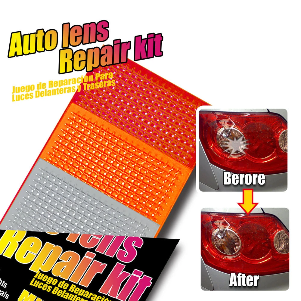 Car Lens Repair Kit DIY Grid Pattern Auto Lens Repair Kit Light Repair Tool Car Lights Crack Repair Film Polish Auto Accessories
Car Lens Repair Kit DIY Grid Pattern Auto Lens Repair Kit Light Repair Tool Car Lights Crack Repair Film Polish Auto Accessories