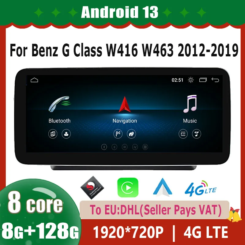 Автомобильная магнитола для Mercedes Benz G Class W461 W463, мультимедийный плеер на Android 13, 12,5 дюйма, с сенсорным HD экраном, GPS Навигатором
Автомобильная магнитола для Mercedes Benz G Class W461 W463, мультимедийный плеер на Android 13, 12,5 дюйма, с сенсорным HD экраном, GPS Навигатором