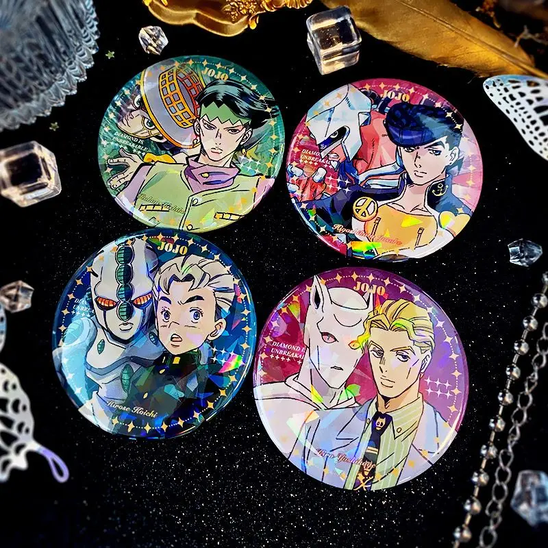 JoJos Bizarre Adventure Anime Badge Kira Yoshikage Higashikata Josuke Round Brooch Bag Ornament Cartoon Goods Collection Display
JoJos Bizarre Adventure Anime Badge Kira Yoshikage Higashikata Josuke Round Brooch Bag Ornament Cartoon Goods Collection Display