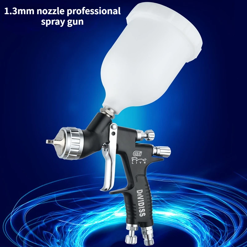 GTI Pro Spray Gun 1.3mm Nozzle Auto Spray Gun Low Pressure Energy-Saving Environmental Protection Spray Gun High Atomization
GTI Pro Spray Gun 1.3mm Nozzle Auto Spray Gun Low Pressure Energy-Saving Environmental Protection Spray Gun High Atomization