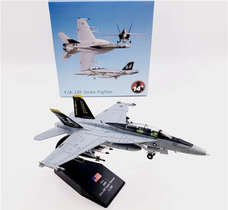 Модель самолета Wltk US Navy F/A-18F Super Hornet Fighter 1/100
Модель самолета Wltk US Navy F/A-18F Super Hornet Fighter 1/100