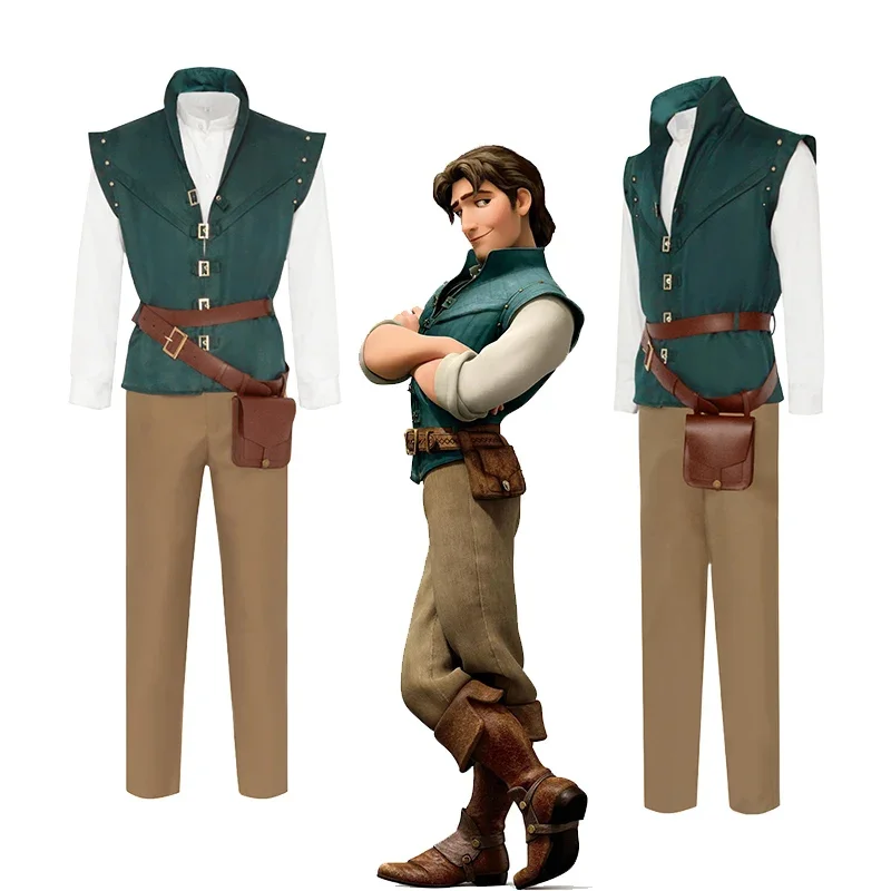 Flynn Rider Costume Disney Tangled Rapunzel Flynn Rider Prince Cosplay Costume Uniform Suits Halloween Clothing for Adult Men
Flynn Rider Costume Disney Tangled Rapunzel Flynn Rider Prince Cosplay Costume Uniform Suits Halloween Clothing for Adult Men