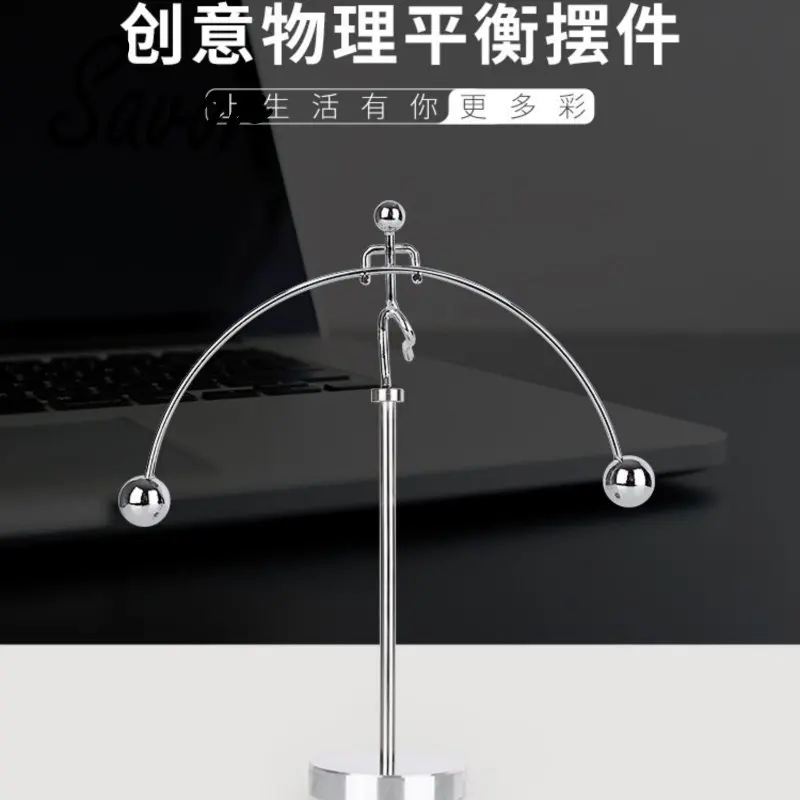 1PC Newton Pendulum Cradle Creative Balance Men Iron Man Ball Crafts Tumbler Kids Desk Toy Metal Home Decoration Accessories
1PC Newton Pendulum Cradle Creative Balance Men Iron Man Ball Crafts Tumbler Kids Desk Toy Metal Home Decoration Accessories