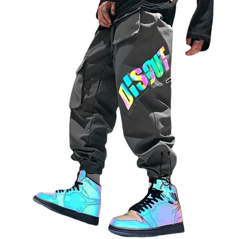 Men's Y2K Clothes Cargo Pants Black Sports Joggers Pant Reflective Loose Trousers Streetwear Pantalon Homme Techwear Streetwear
Men's Y2K Clothes Cargo Pants Black Sports Joggers Pant Reflective Loose Trousers Streetwear Pantalon Homme Techwear Streetwear