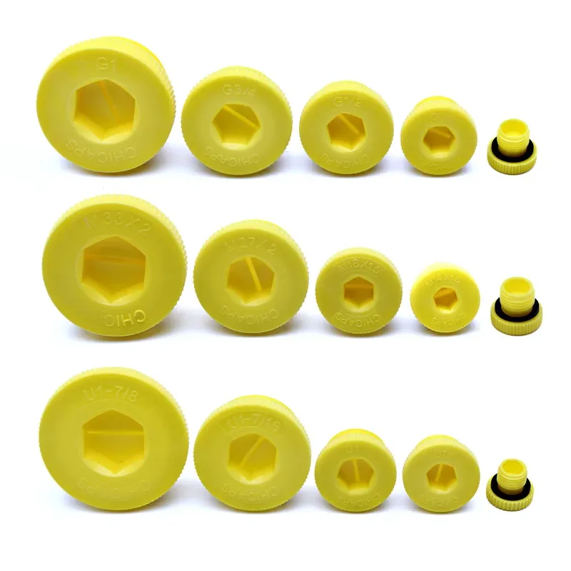 Seal Tubing Thread Impervious O-ring Plastic Screw Sealing Plug With Sealing Ring M10M12M14M16M18M20M22M24M26M27M30 Stopper Up
Seal Tubing Thread Impervious O-ring Plastic Screw Sealing Plug With Sealing Ring M10M12M14M16M18M20M22M24M26M27M30 Stopper Up