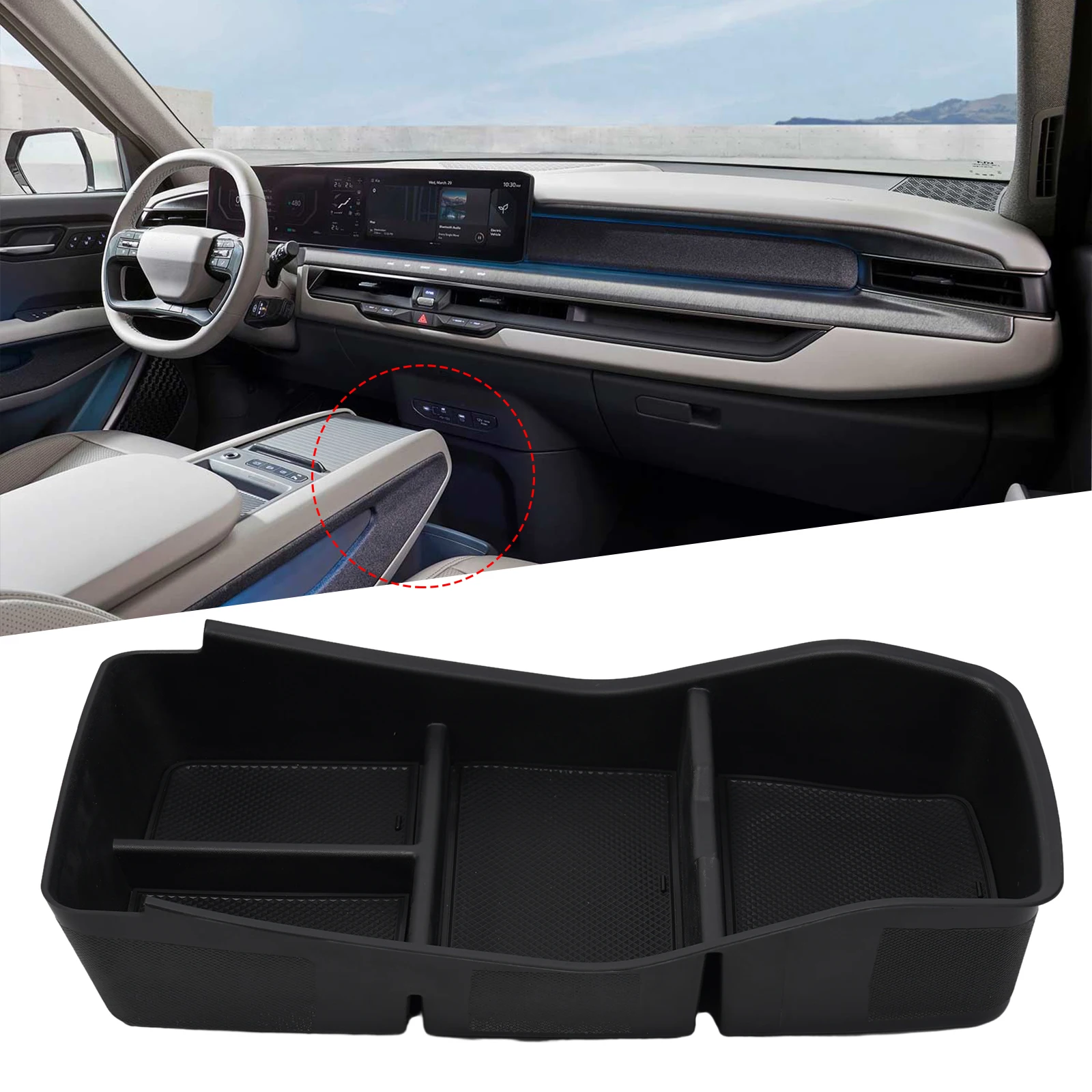 Optimize Car Storage Space with Central Control Storage Box Armrest Organizer Tray Phone Holder Easy Installation Black
Optimize Car Storage Space with Central Control Storage Box Armrest Organizer Tray Phone Holder Easy Installation Black