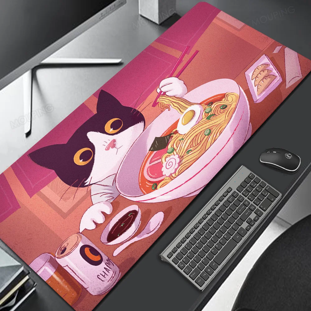 Cat Eat Noodle Mouse Pad Kawaii Desk Mat Laptop Gaming Mousepad Japan Gamer Carpet Large Computer Desks Accessories Mouse Mats
Cat Eat Noodle Mouse Pad Kawaii Desk Mat Laptop Gaming Mousepad Japan Gamer Carpet Large Computer Desks Accessories Mouse Mats