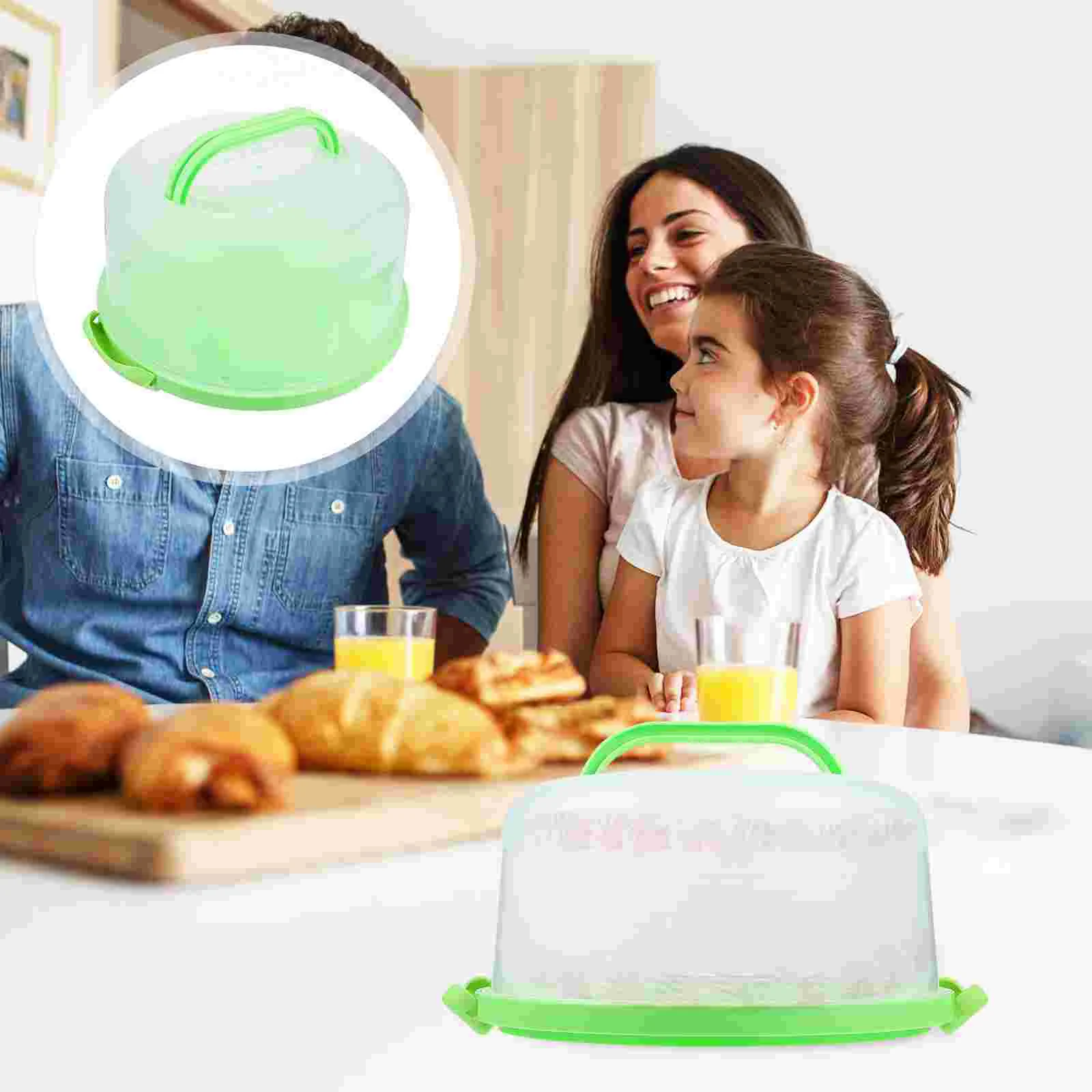 Cake Keeper Cake Carrier Holder Handle Reusable Clear Cover Cupcake Container Box
Cake Keeper Cake Carrier Holder Handle Reusable Clear Cover Cupcake Container Box