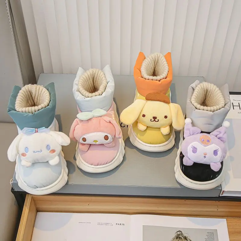 Новинка Miniso Sanrios Kawaii Cinnamoroll Kuromi My Melody аниме детские зимние ботинки зимние теплые детские хлопковые ботинки для девочек с защитой от холода
Новинка Miniso Sanrios Kawaii Cinnamoroll Kuromi My Melody аниме детские зимние ботинки зимние теплые детские хлопковые ботинки для девочек с защитой от холода