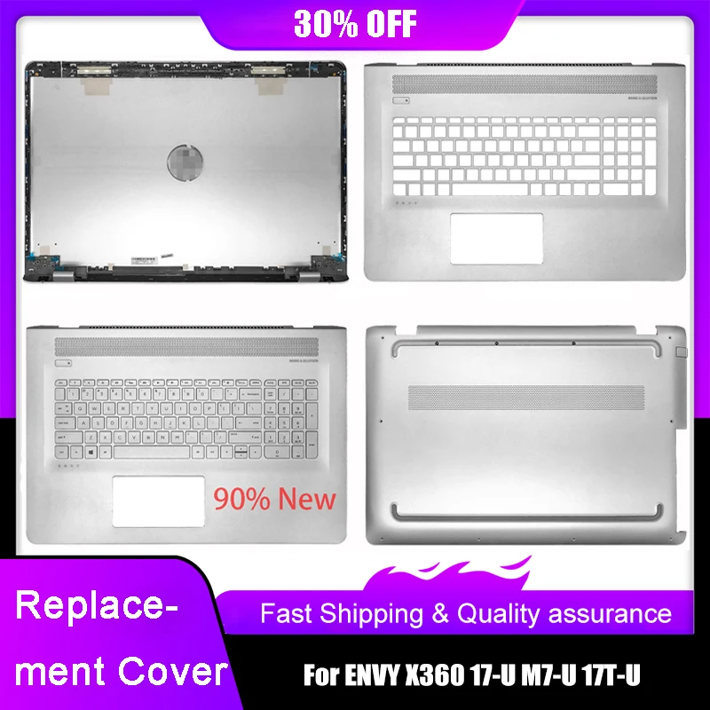 Новая задняя крышка ЖК-дисплея для ноутбука HP ENVY X360 17-U M7-U 17T-U, подставка для рук с клавиатурой, задняя крышка, серебристый корпус A C D
Новая задняя крышка ЖК-дисплея для ноутбука HP ENVY X360 17-U M7-U 17T-U, подставка для рук с клавиатурой, задняя крышка, серебристый корпус A C D