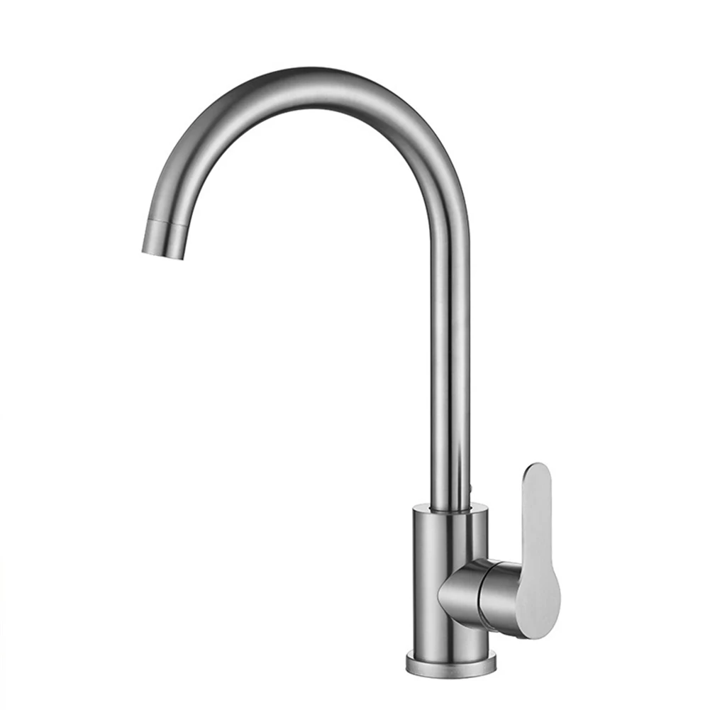 Contemporary Kitchen Faucet 304 Stainless Steel Anti Corrosion and Single Handle Mixer Tap Upgrade Your Kitchen
Contemporary Kitchen Faucet 304 Stainless Steel Anti Corrosion and Single Handle Mixer Tap Upgrade Your Kitchen