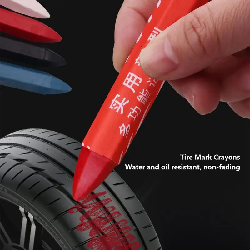 

Universal Marking Crayons Fade Resistant Tire Crayons For Stones Tiles Portable Marking Crayon Marker For Tire Waterproof