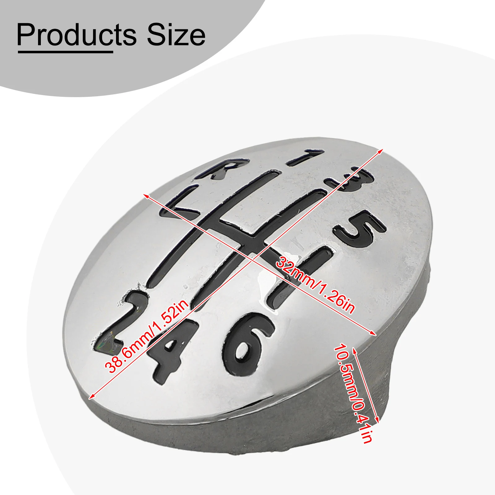 6 Gears Suitable For Shift Ball Cover-Electroplating Matte Cover Customized Product Shift Rod Handle Ball Cover
6 Gears Suitable For Shift Ball Cover-Electroplating Matte Cover Customized Product Shift Rod Handle Ball Cover