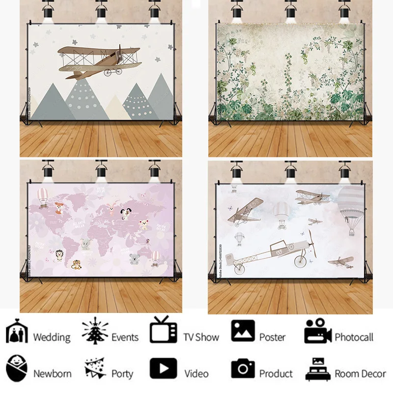 SHUOZHIKE African Wildlife Jungle Map Forest Photography Backdrops Props Newborn Baby Birthday Photo Studio Background QQW-01
SHUOZHIKE African Wildlife Jungle Map Forest Photography Backdrops Props Newborn Baby Birthday Photo Studio Background QQW-01