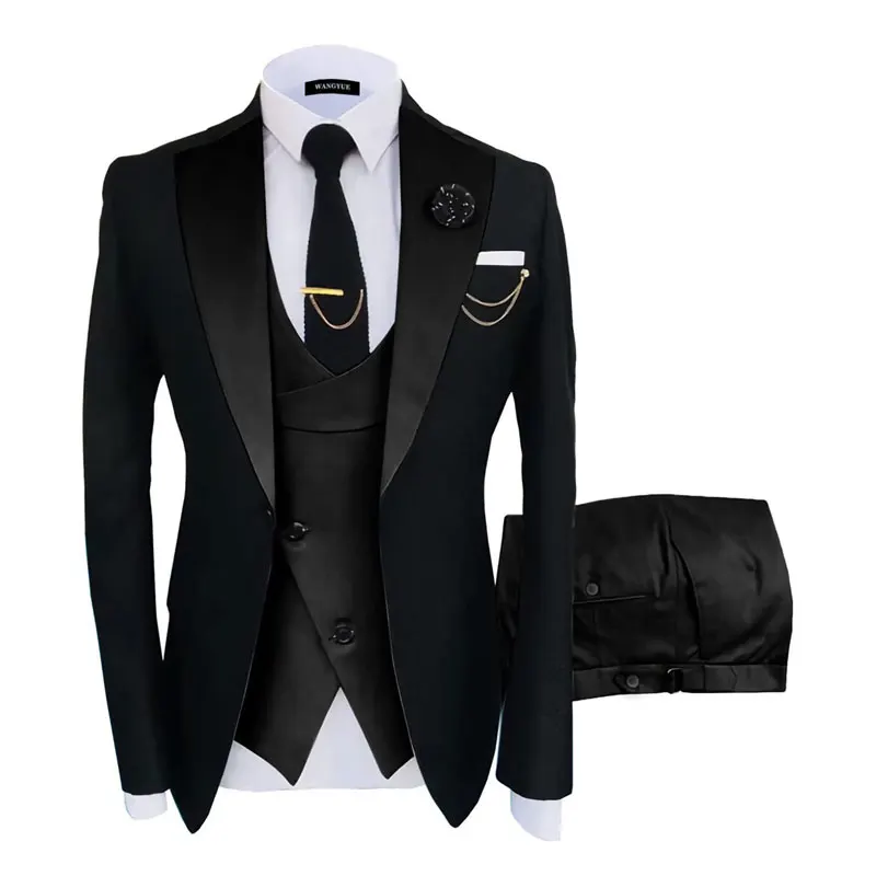 Men's Wedding Suit Medieval Jacket+Vest+Pants 3 Pieces Retro Costume Military Blazer Fancy Dress Suits Costume Homme Mariage
Men's Wedding Suit Medieval Jacket+Vest+Pants 3 Pieces Retro Costume Military Blazer Fancy Dress Suits Costume Homme Mariage