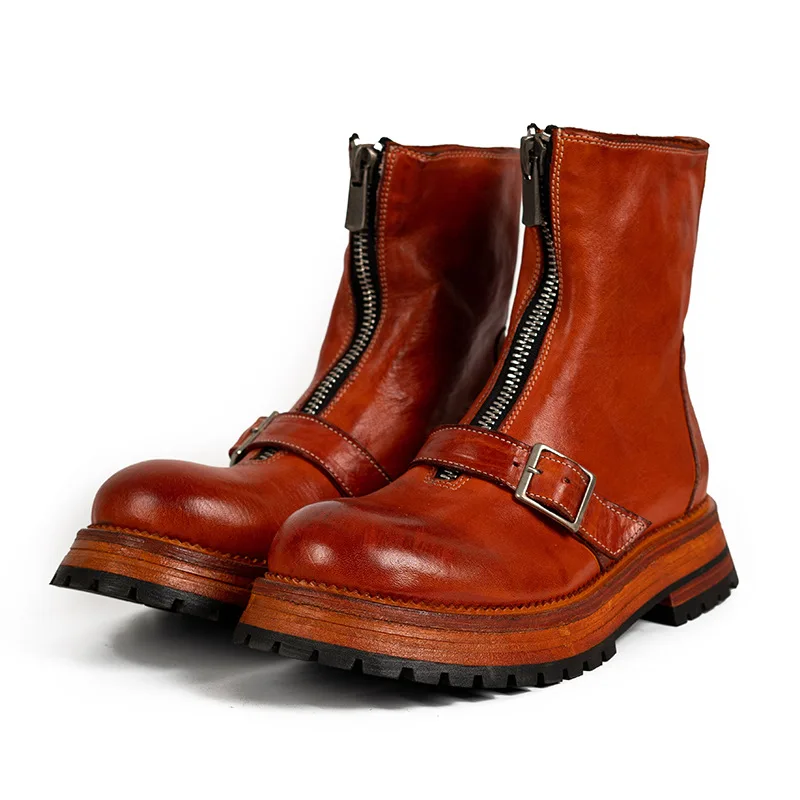 Ботинки из конской шкуры, стирка под воду, ботинки Goodyear в стиле ретро, обувь для мужчин, осенне-зимние рабочие ботинки, ботинки из воловьей кожи с верхним слоем
Ботинки из конской шкуры, стирка под воду, ботинки Goodyear в стиле ретро, обувь для мужчин, осенне-зимние рабочие ботинки, ботинки из воловьей кожи с верхним слоем